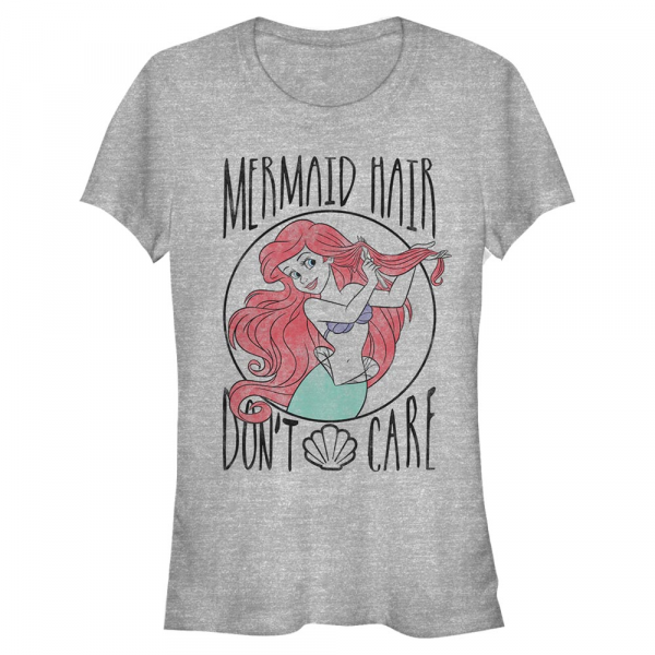 Disney - The Little Mermaid - Malá mořská víla Mermaid Hair - Women's T-Shirt - Heather grey - Front