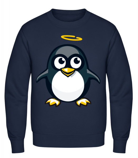Angel Penguin - Classic Set-In Sweatshirt - Navy - Vorn