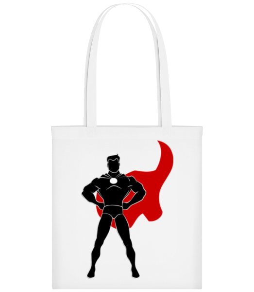 Superhero Standing - Stofftasche - Weiß - Vorne