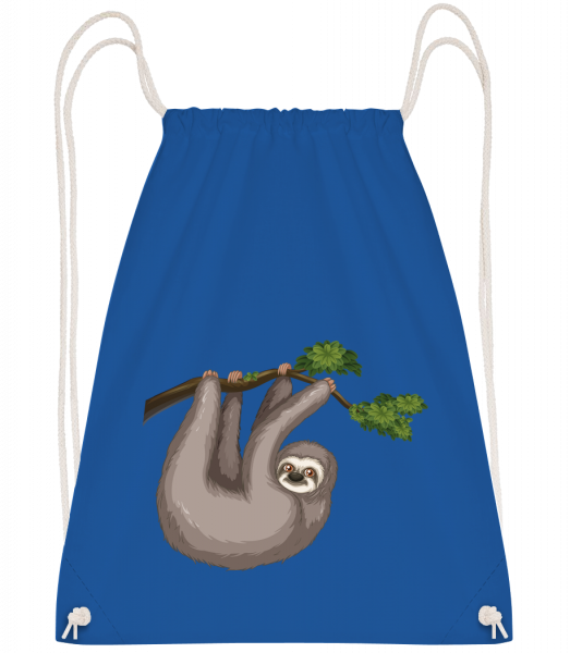 Sloth Hanging On A Branch - Gym bag - Royal blue - Front