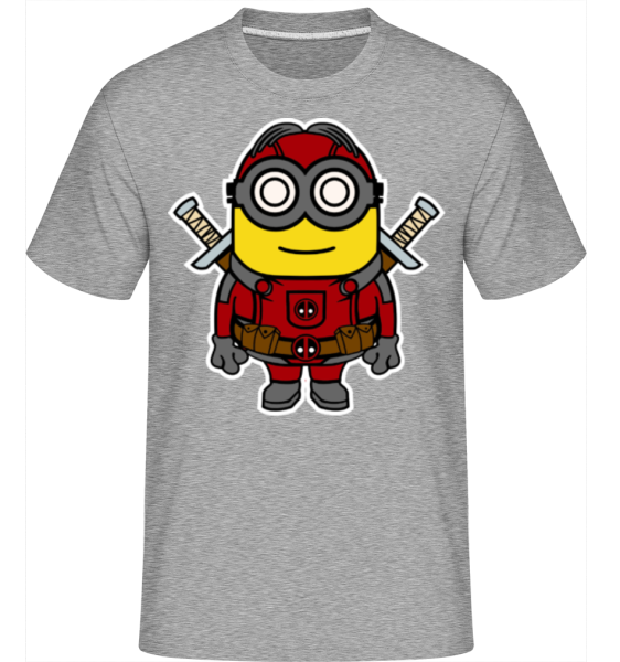 Minion Deadpool -  Shirtinator Men's T-Shirt - Heather grey - Front
