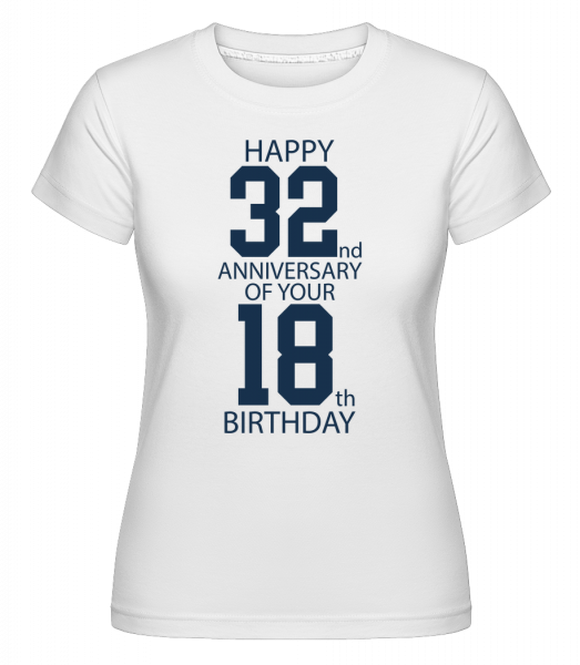 50. Geburtstag - Shirtinator Frauen T-Shirt - Weiß - Vorn