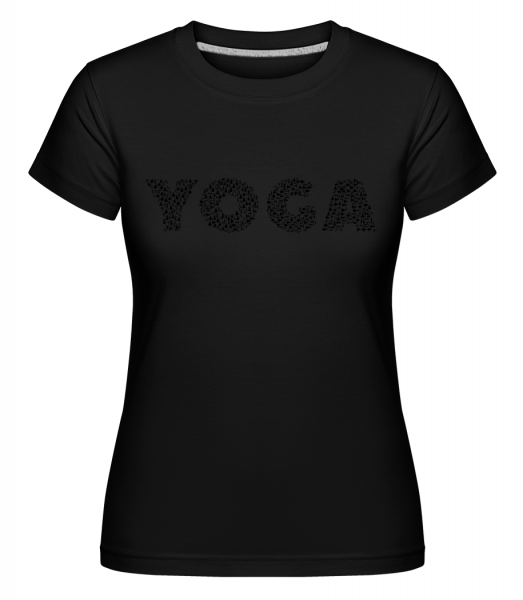 Yoga -  Shirtinator Women's T-Shirt - Black - Front