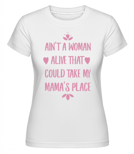 I Love My Mama - Shirtinator Frauen T-Shirt - Weiß - Vorn