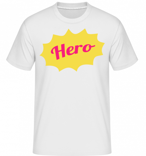 Hero Icon -  Shirtinator Men's T-Shirt - White - Front