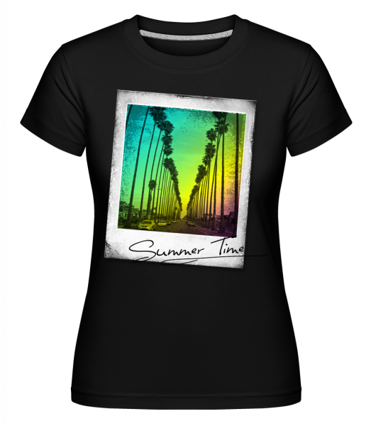 Summer Time -  Shirtinator Women's T-Shirt - Black - Front