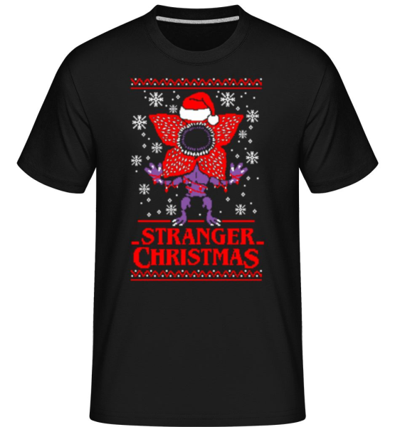 Ugly Stranger Christmas - Shirtinator Männer T-Shirt - Schwarz - Vorne