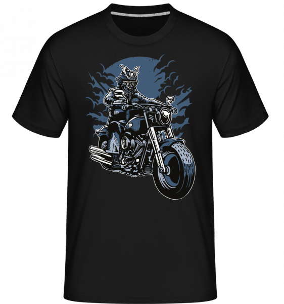 Samurai Ride - Shirtinator Männer T-Shirt - Schwarz - Vorn