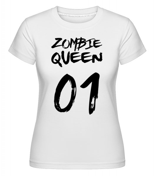 Zombie Queen - Shirtinator Frauen T-Shirt - Weiß - Vorn