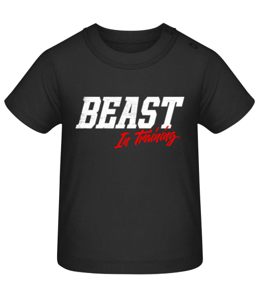 Beast In Training - Baby T-Shirt - Black - Front