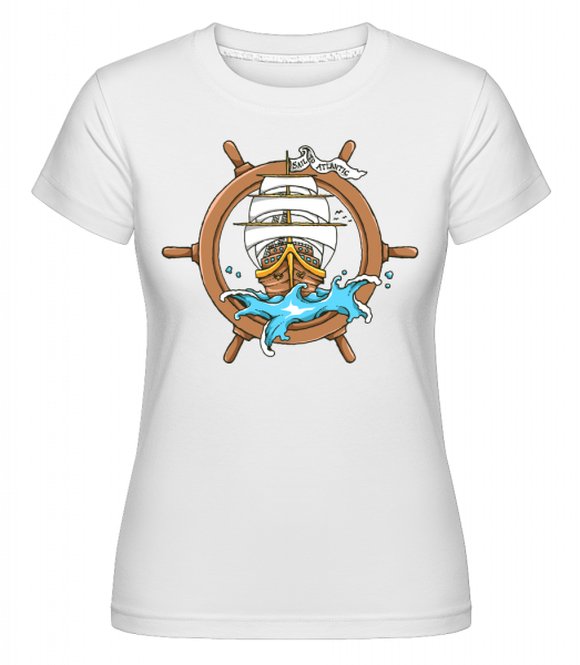 Sail Ship - Shirtinator Frauen T-Shirt - Weiß - Vorn