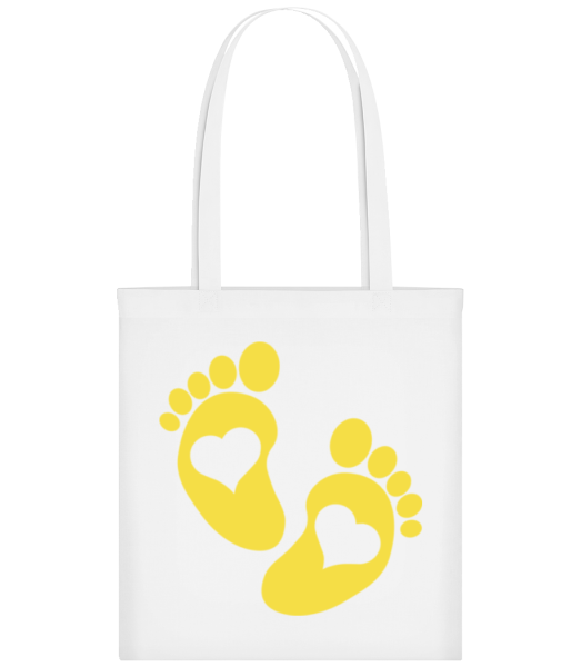Baby Feet - Tote Bag - White - Front