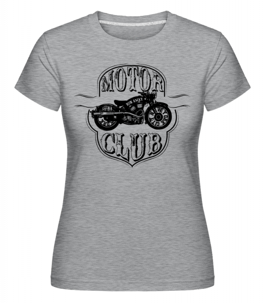 Motorclub Icon - Shirtinator Frauen T-Shirt - Grau meliert - Vorn