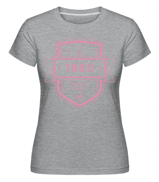Perfekt Gereift 1960 - Shirtinator Frauen T-Shirt - Grau meliert - Vorn