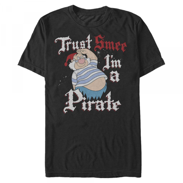 Disney - Peter Pan - Mr. Smee Smee Pirate - Men's T-Shirt - Black - Front