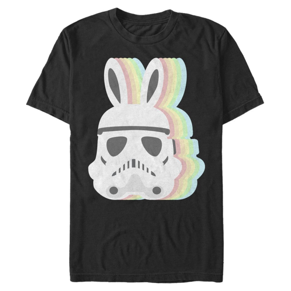 Star Wars - Trooper Storm Bunny - Ostern - Männer T-Shirt - Schwarz - Vorne