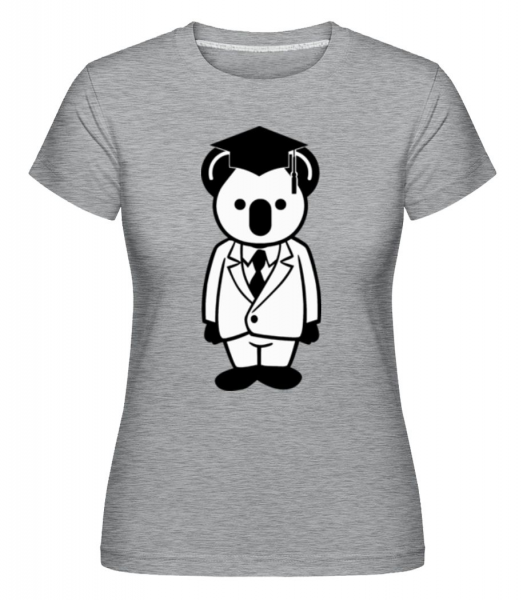 Koala - Shirtinator Frauen T-Shirt - Grau meliert - Vorne