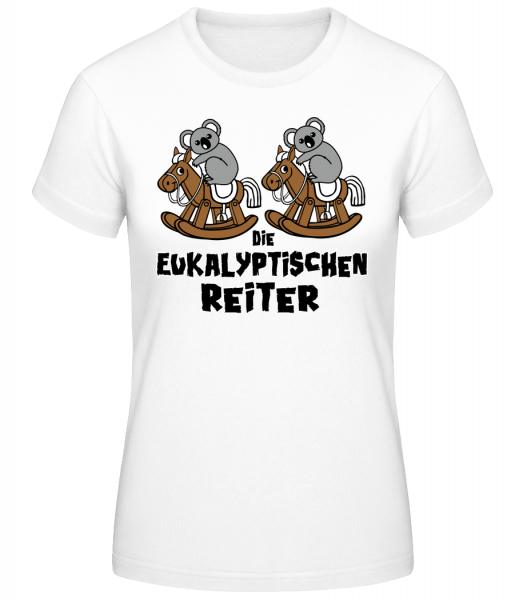 Die Eukalyptischen Reiter - Basic T-Shirt - Weiß - Vorn