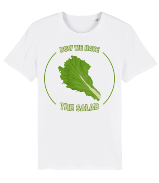 Now We Have The Salad - Männer Bio T-Shirt Stanley Stella - Weiß - Vorne