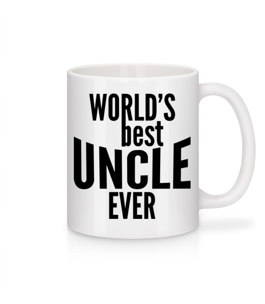 World's Best Uncle Ever - Tasse - Weiß - Vorn