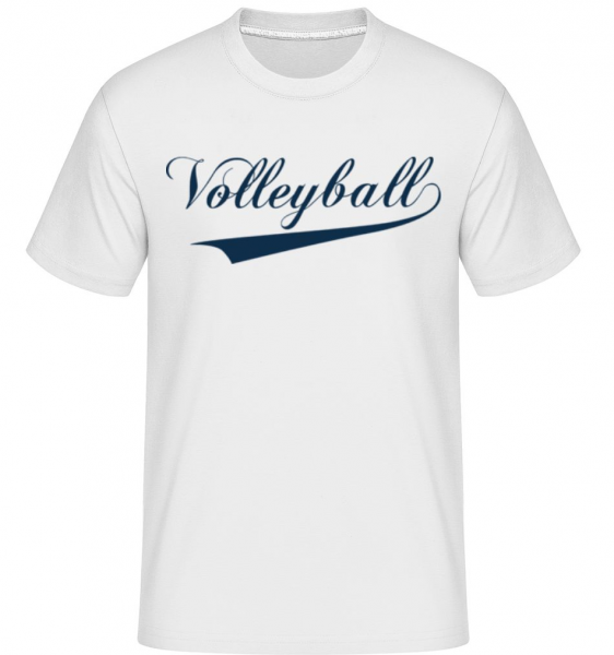 Volleyball Stroke -  Shirtinator Men's T-Shirt - White - Front