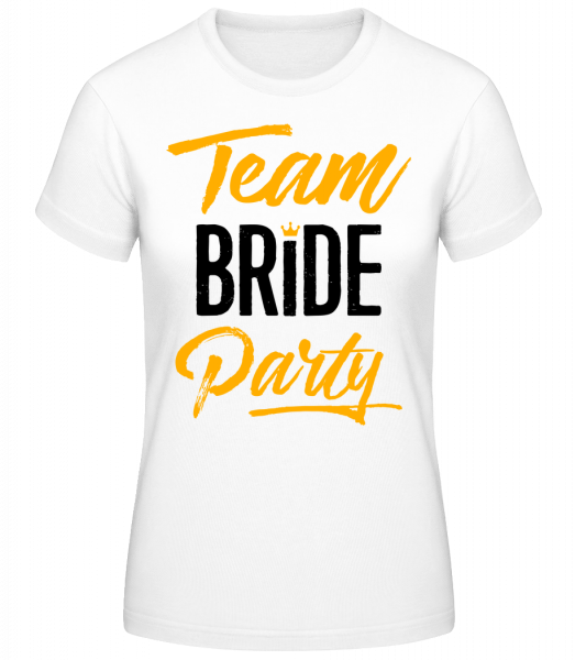 Team Bride Party - Basic T-Shirt - White - Vorn