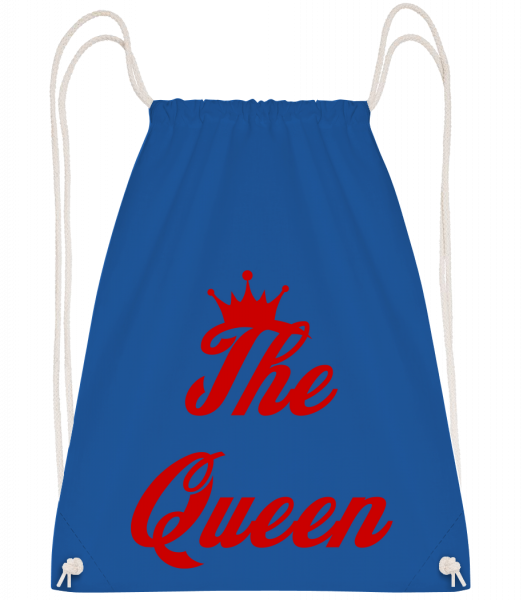 The Queen - Turnbeutel - Royalblau - Vorn