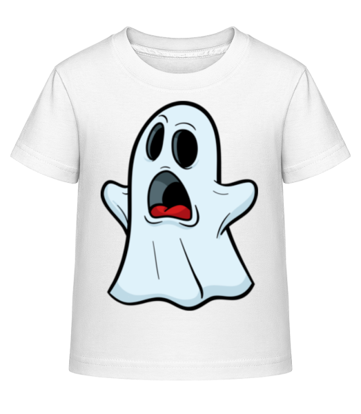 Comic Geist - Kinder Shirtinator T-Shirt - Weiß - Vorne