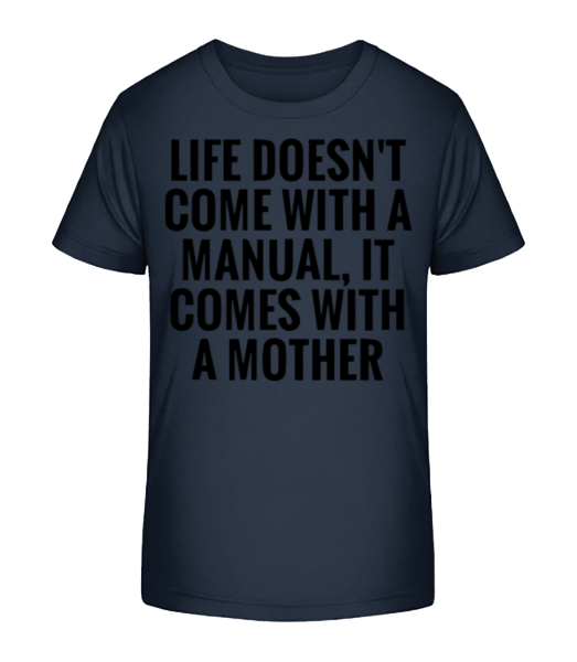Mother Manual - Kinder Bio T-Shirt Stanley Stella - Marine - Vorne