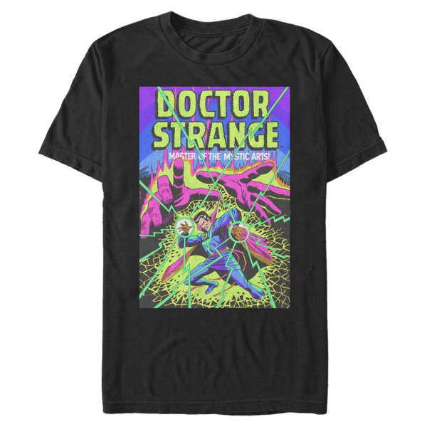 Marvel - Avengers - Doctor Strange Strange Glow - Männer T-Shirt - Schwarz - Vorne