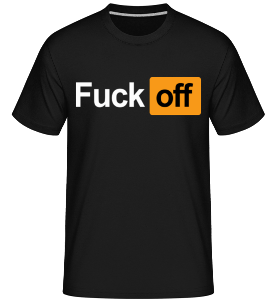 F*ck Off -  Shirtinator Men's T-Shirt - Black - Front