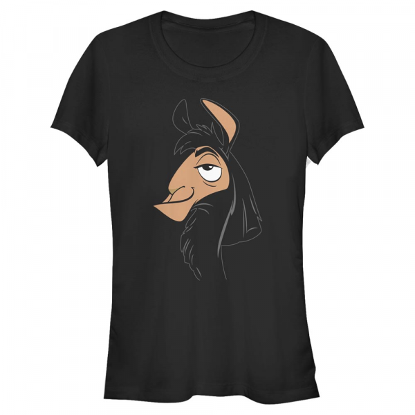 Disney - Emperor's New Groove - Kuzco Big Face - Women's T-Shirt - Black - Front