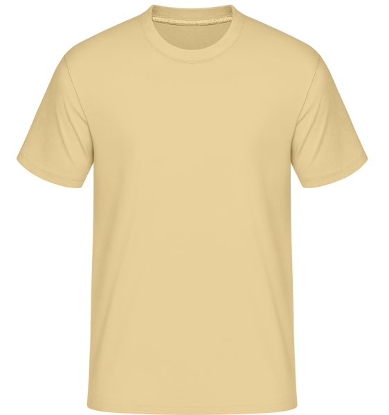 Shirtinator Männer T-Shirt - Gelb - Vorne