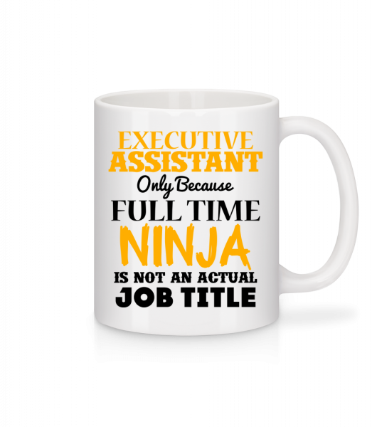 Ninja Executive Assistant - Mug - White - Front