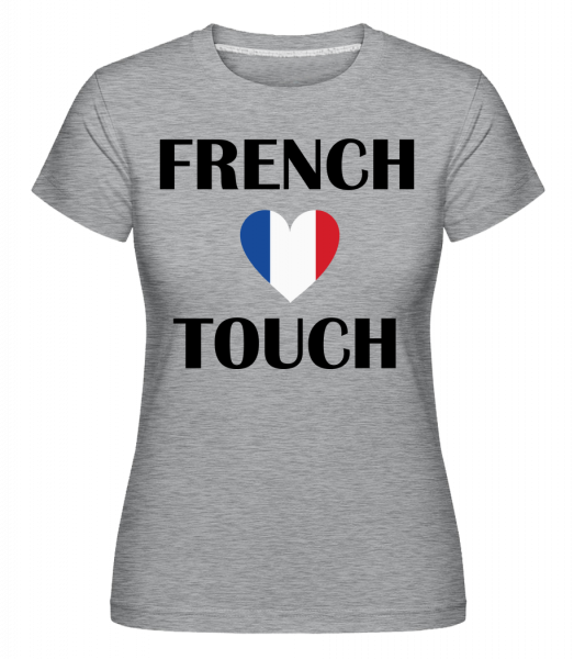 French Touch -  Shirtinator Women's T-Shirt - Heather grey - Front