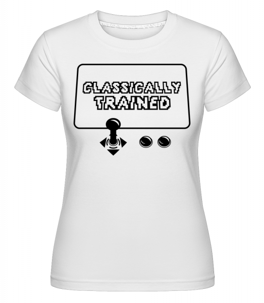 Classically Trained Gamer - Shirtinator Frauen T-Shirt - Weiß - Vorn