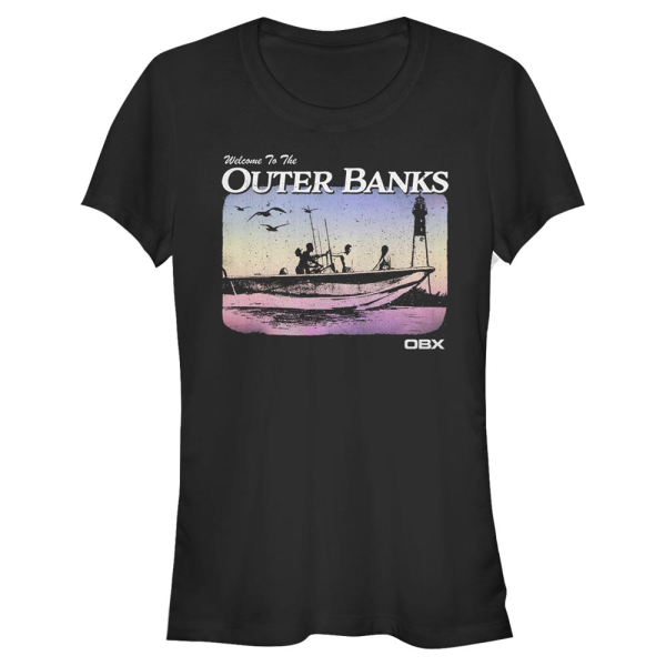 Netflix - Outer Banks - Skupina Destination OBX - Frauen T-Shirt - Schwarz - Vorne