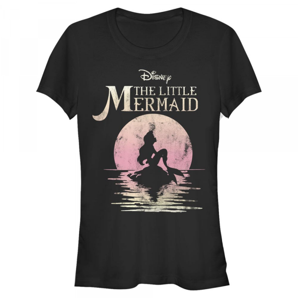 Disney - The Little Mermaid - Malá mořská víla Mermaid Moon - Women's T-Shirt - Black - Front