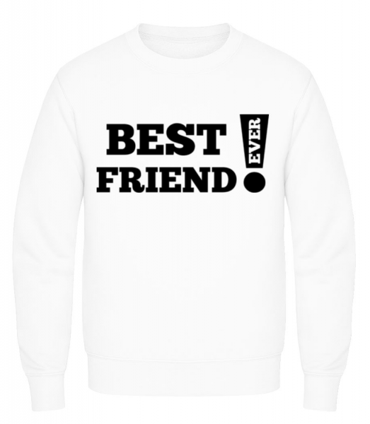 Best Friend Ever! - Männer Pullover - Weiß - Vorne