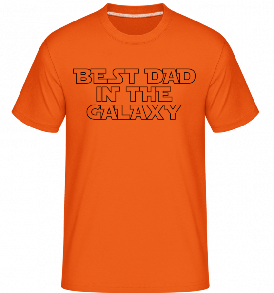 Best Dad In The Galaxy -  Shirtinator Men's T-Shirt - Orange - Vorn
