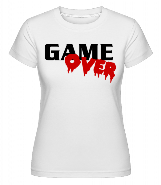 Game Over - Shirtinator Frauen T-Shirt - Weiß - Vorn