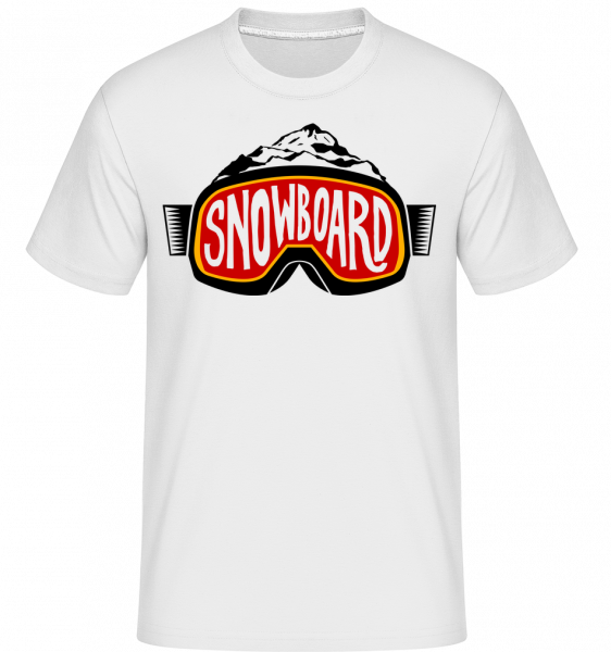 Snowboarding Logo -  Shirtinator Men's T-Shirt - White - Vorn