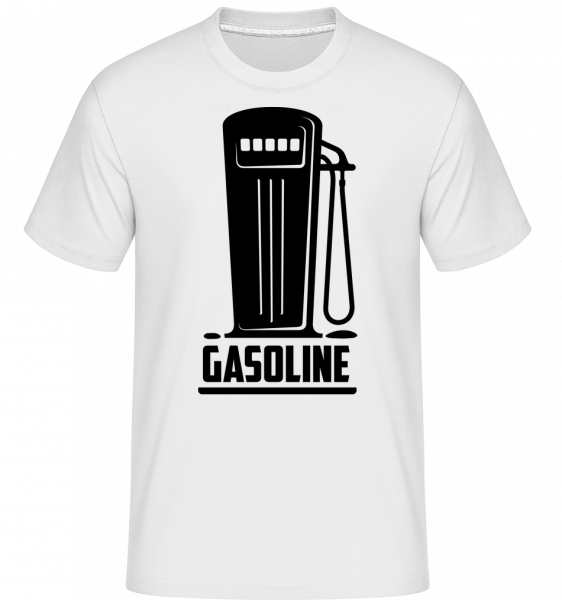 Gasoline Symbol -  Shirtinator Men's T-Shirt - White - Front