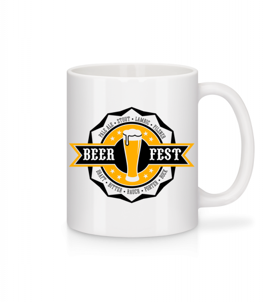 Beer Fest - Tasse - Weiß - Vorn