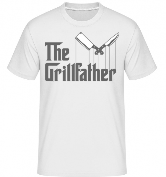 The Grillfather - Shirtinator Männer T-Shirt - Weiß - Vorne