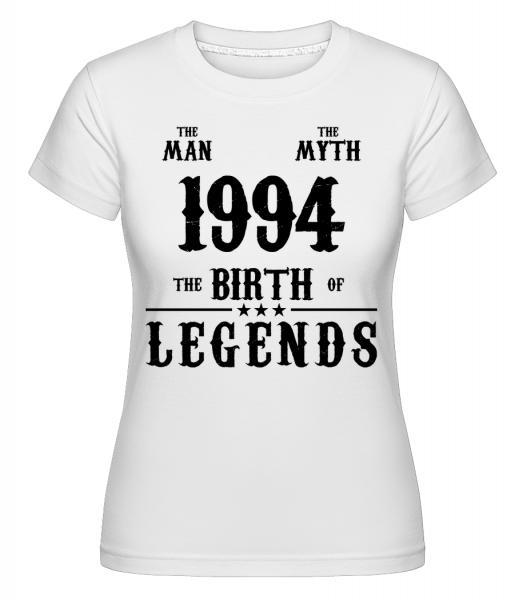 1994 The Man Myth - Shirtinator Frauen T-Shirt - Weiß - Vorn