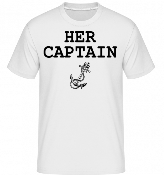Her Captain -  Shirtinator Men's T-Shirt - White - Vorn