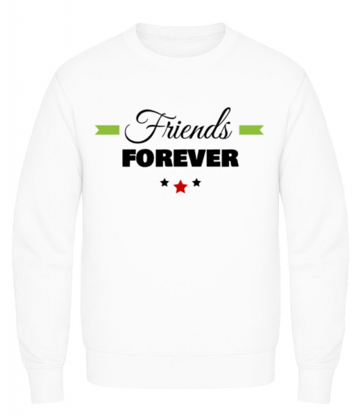 Friends Forever - Männer Pullover - Weiß - Vorne