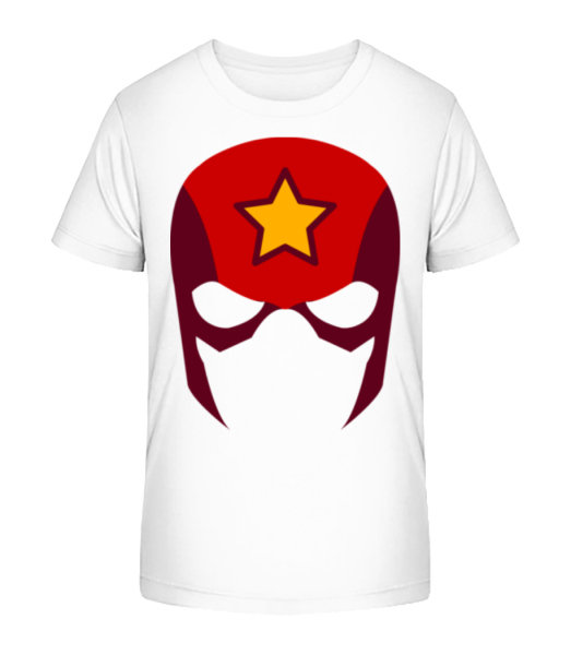 Superhero Icon - Kid's Bio T-Shirt Stanley Stella - White - Front