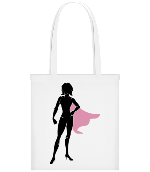 Superwoman Silhouette - Tote Bag - White - Front